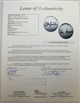Phil Mickelson & Hale Irwin Dual Signed President's Cup Logo Golf Ball FULL JSA #Z51476