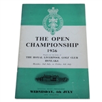 1956 Open Championship at Hoylake Program - Wednesday - Peter Thomson Winner