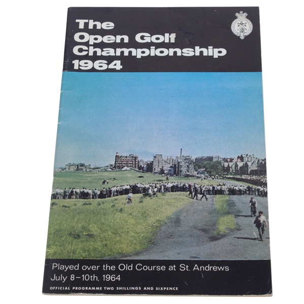 1964 Open Championship at St. Andrews Program - Tony Lema Winner