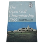 1965 Open Championship at Royal Birkdale Program - Peter Thomson Winner