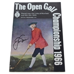 Jack Nicklaus Signed 1966 Open Championship at Muirfield Program JSA ALOA