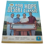 1973 Bob Hope Desert Classic Program - Arnold Palmers Last PGA Victory