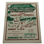 1948 Bing Crosby National Pro-Am Golf Championship Program - Lloyd Mangrum Winner