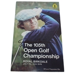 Johnny Miller Signed 1976 Open Championship at Royal Birkdale Program JSA ALOA
