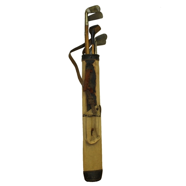Childs Golf Bag And Clubs - Including Gene Sarazen Clubs