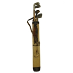 Childs Golf Bag And Clubs - Including Gene Sarazen Clubs