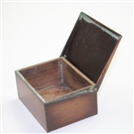 Heintz Art Metal Shop Sterling Silver on Bronze Box with Hinged Lid