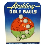 Spalding Golf Balls Made in Canada 3-D Advertising Sign