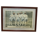 President Suspenders None So Easy Advertisement with Five Female Golfers - Framed