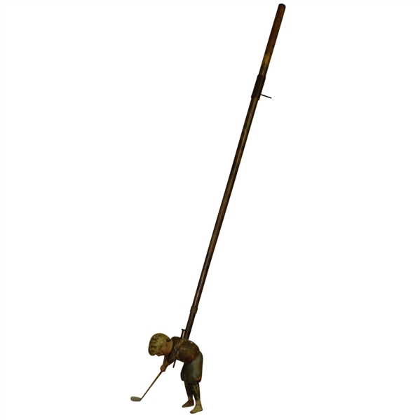 Vintage Swinging Golfer Toy - Long Handle