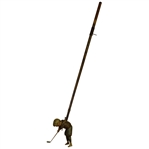 Vintage Swinging Golfer Toy - Long Handle