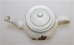 Golfing Bears Tea Pot, Two Cups, and Two Saucers