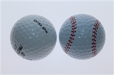 Monte Irvin (HOF) & Jim Lonborg ('67 Cy Young) Baseball Stars Signed Golf Balls JSA ALOA