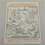 1964 Masters Tournament Sunday Pairing Sheet - Arnie's Final Masters Victory