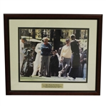 Tiger Woods First Masters 16x20 Photo with Jack & Arnie - 1996 - Framed