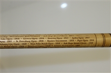 Arnold Palmer Signed Ltd Ed 'The Original' Putter Display with 61 PGA Victories Carved in Wood JSA ALOA