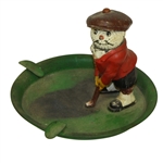 Vintage Dunlop Man in Green Ash Tray