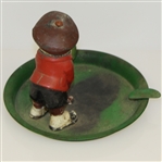 Vintage Dunlop Man in Green Ash Tray