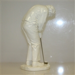 Arnold Palmer Signed Ltd Ed Noritake China Putting Statue Display JSA ALOA