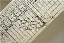 1930's Miami Biltmore CC Scorecard Signed by Helen Hicks, O Hill, Georgia Coleman (Tough Sig) JSA ALOA