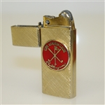 Lloyd Mangrum Estate Items: Personal Lighter, USGA to Mangrum Letter, & 1952 USGA Journal