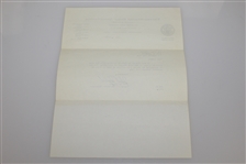 Lloyd Mangrum Estate Items: Personal Lighter, USGA to Mangrum Letter, & 1952 USGA Journal
