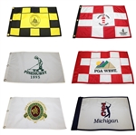 Lot of Six Golf Flags