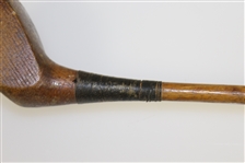 Vintage Invincible Hickory Wood Shaft Driver - with Head Stamp