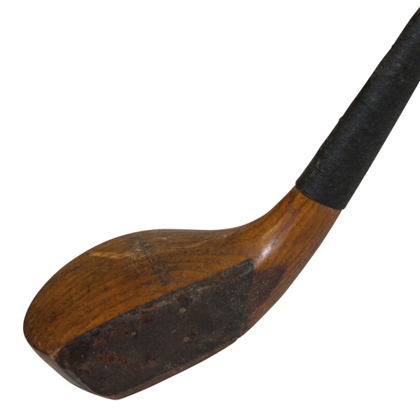 Circa 1895 Morristown Transitional Splice Neck Driver with Leather Insert - Shaft Stamp