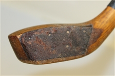 Circa 1895 Morristown Transitional Splice Neck Driver with Leather Insert - Shaft Stamp
