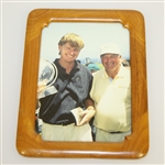Phil Mickelson & Ernie Els Signed Shell World of Golf Match Used Flag JSA ALOA