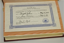 Arnold Palmer Signed Ltd Ed. Leather Bound 'A Golfer's Life' Book JSA ALOA