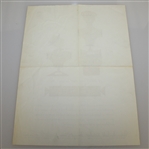 1954 National Golf Day 'I didn't beat Ben Hogan but I tried' Certificate w/Magazine Story - Seldom Seen