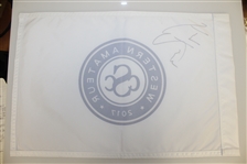 Tony Romo Signed 2017 Western Amateur Golf Flag JSA ALOA