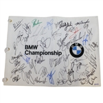 Multi-Signed 2017 BMW Championship Flag - Spieth, Mickelson, McIlroy, & more JSA ALOA