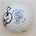 Ian Poulter Signed Winged Foot Golf Club Logo Golf Ball JSA ALOA