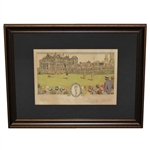 Bobby Jones Signed ("10") 1930 Currier & Ives St. Andrews to HOFer Charles Blair MacDonald -  FULL JSA #Z51466