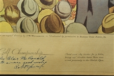 Bobby Jones Signed (10) 1930 Currier & Ives St. Andrews to HOFer Charles Blair MacDonald -  FULL JSA #Z51466