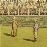 Bobby Jones Signed (10) 1930 Currier & Ives St. Andrews to HOFer Charles Blair MacDonald -  FULL JSA #Z51466