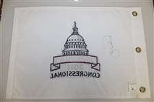 Rory McIlroy Signed 2011 US Open at Congressional Embroidered White Flag JSA ALOA