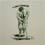 Bobby Jones Depicted on 'The Broadmoor' Ceramic 12 Plate