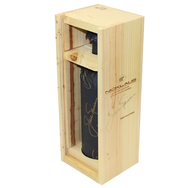 2010 Jack Nicklaus Ltd Ed Collectors Series 1963 Masters Wine in Original Wood Box