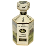 St. Andrews Whisky Golfing Collectors Series Decanter by Pointers of London & Edinburgh
