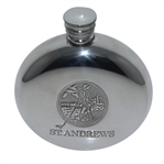 St. Andrews Scotland Pewter Hip Flask 
