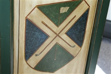 Classic Large Wooden Golf Themed Room Divider - 4 Panels - 6ft Tall!
