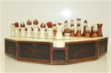 History Craft Golf Themed Chess Set - Self Contained
