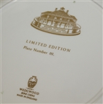 Augusta National Clubhouse Wedgwood Bone China Ltd Ed Plate #111 - Gifted to Bobby Jones' Son Robert Tyre III