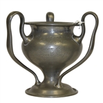 1905 Fall River Golf Club Pewter Trophy Won by Edgar Durfee
