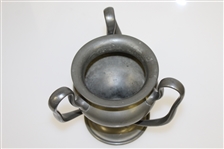 1905 Fall River Golf Club Pewter Trophy Won by Edgar Durfee