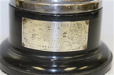 1941 Royal Calcutta Golf Club Ladies Bowl Trophy Won by A. R. Stratton